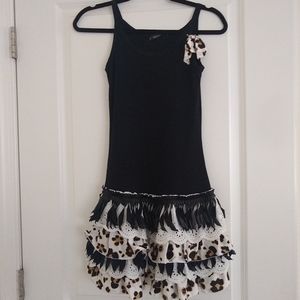 Girls stretch dress made in italy